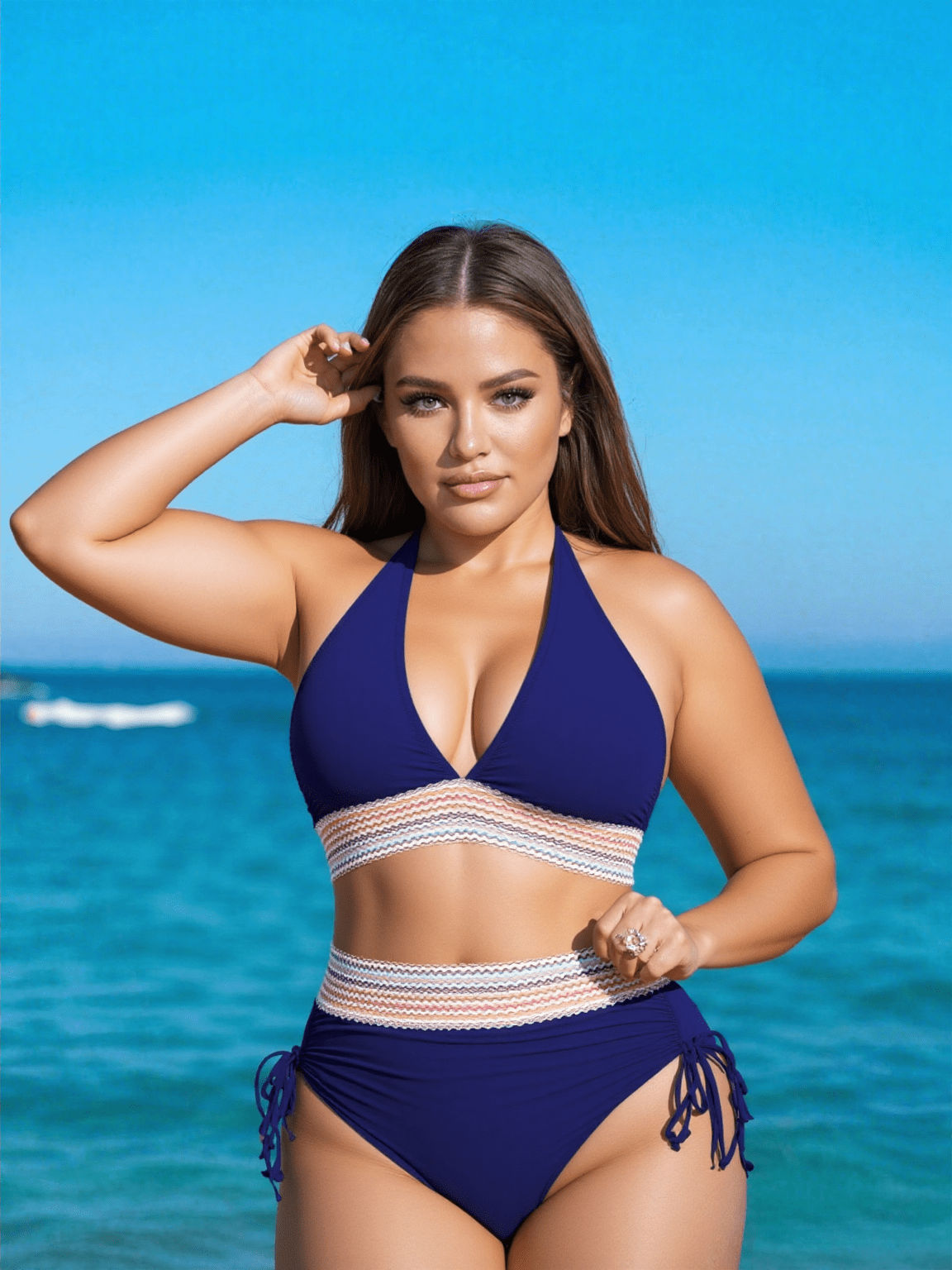 Linda™ | Elegante, hoog getailleerde, sculpterende bikini