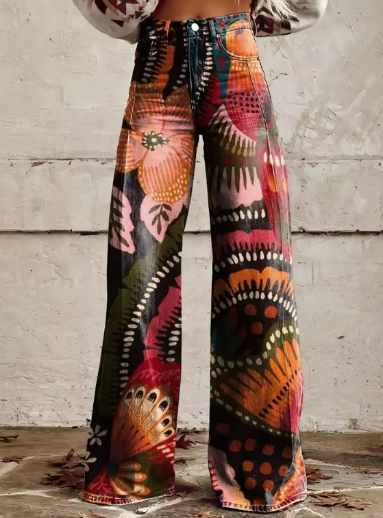 VAN DER WAAL MODE™ | Pantalon Vintage Boho