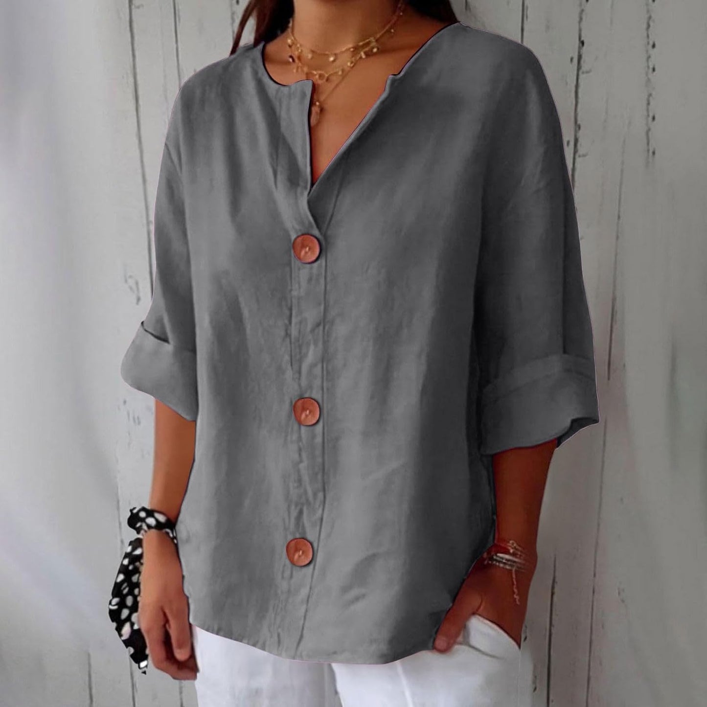 Clara™ | Casual linnen blouse