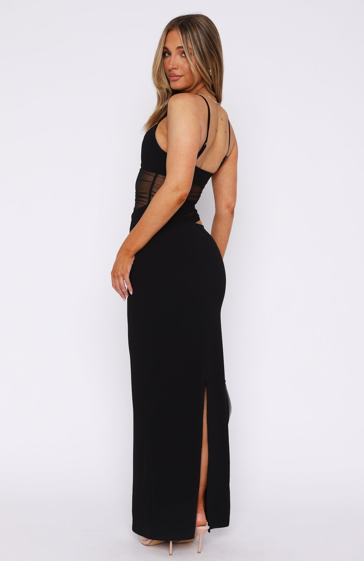 Marisela | Asymmetrische Maxi-jurk