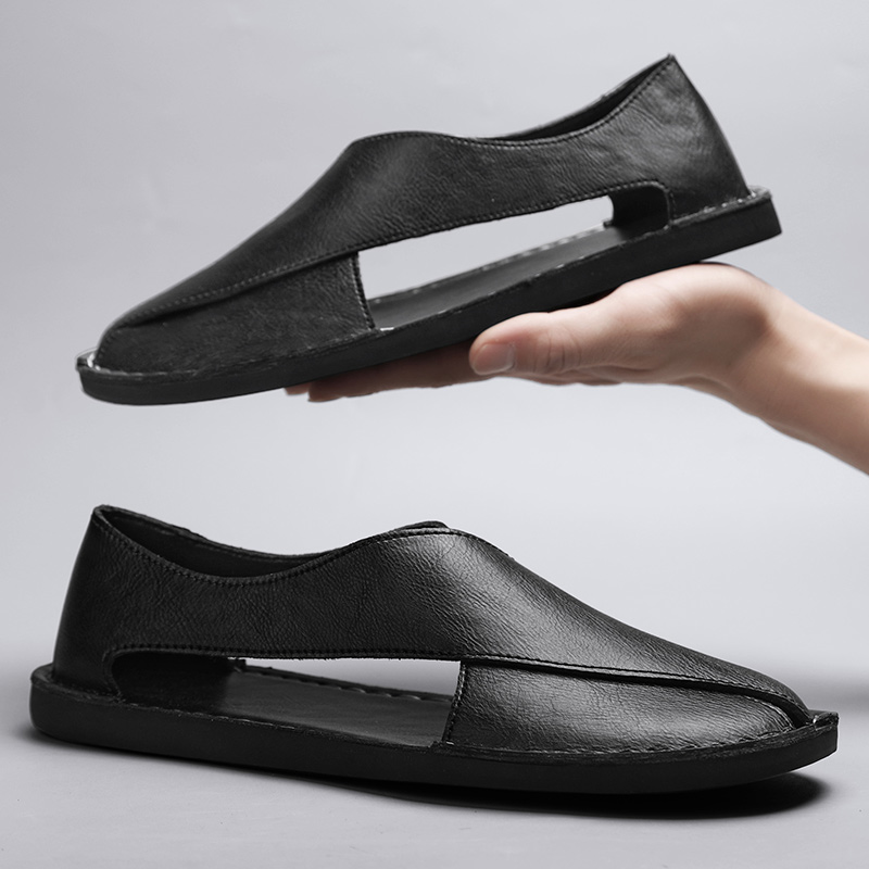 Van Der Waal™ | Leren sandalen