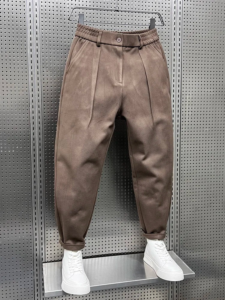 Van Der Waal Mode™ | Elegante gemêleerde broek