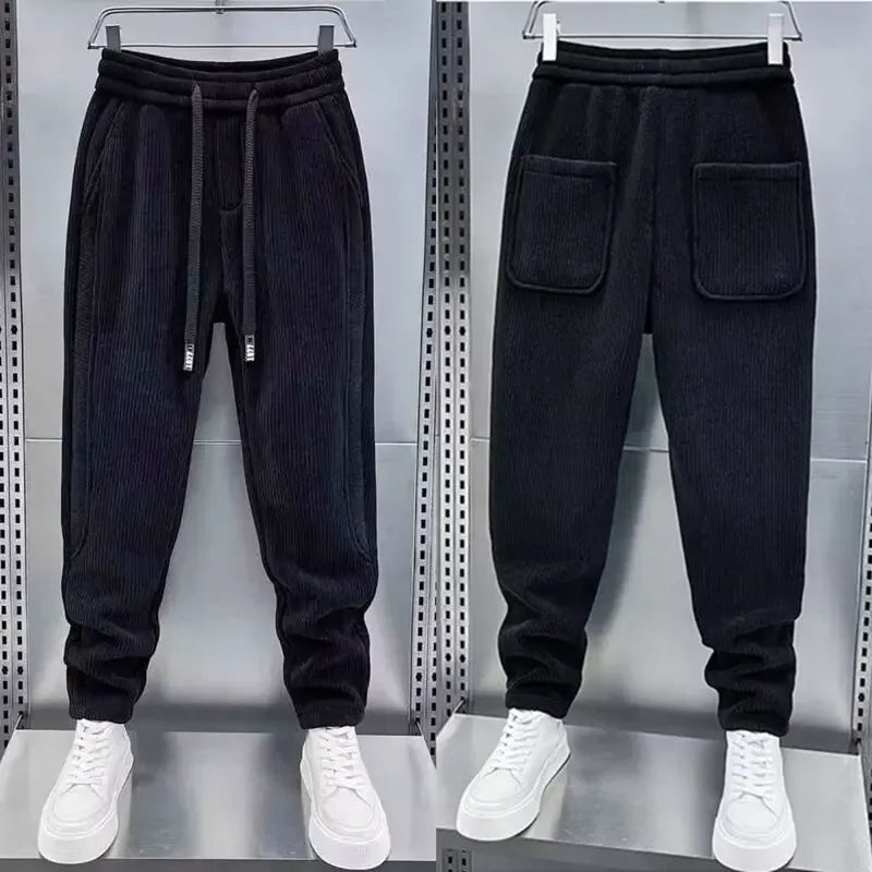 Van Der Waal Mode™ | Trendy geribbelde broek