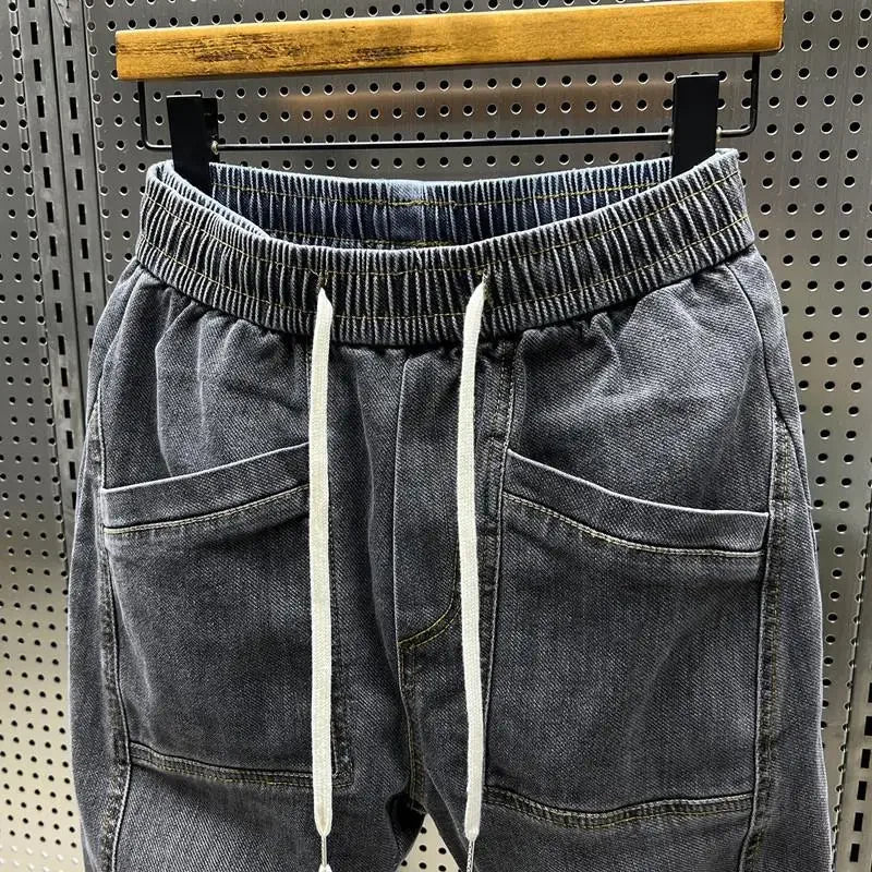 Van Der Waal Mode™ | Denim joggingbroek