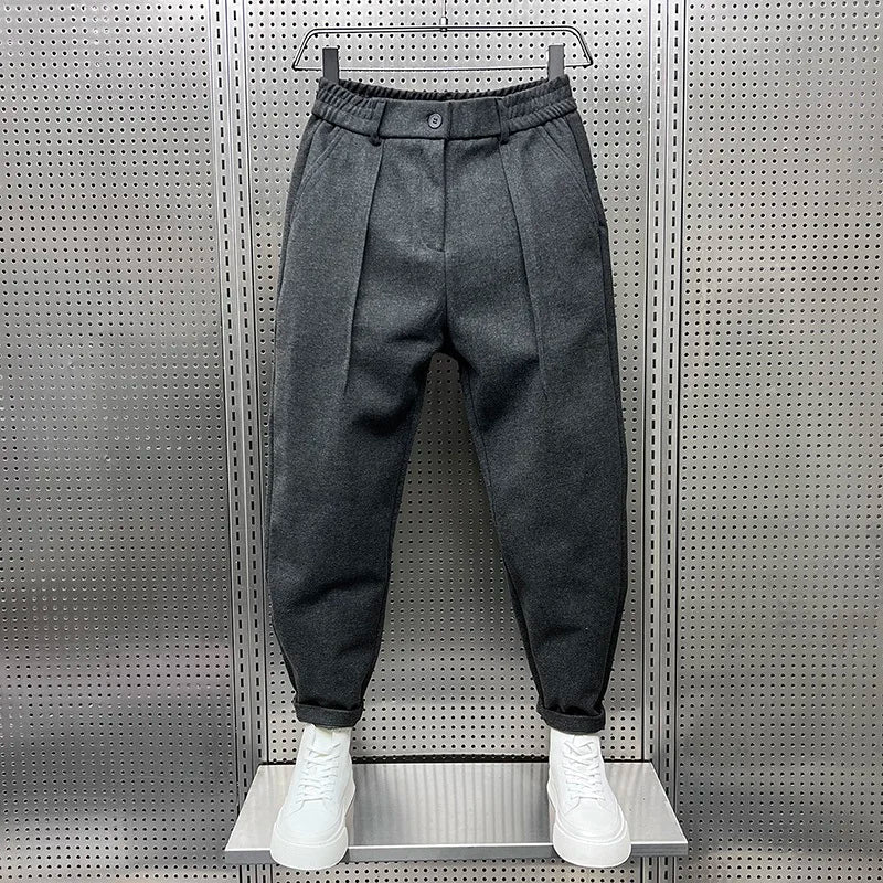 Van Der Waal Mode™ | Elegante gemêleerde broek