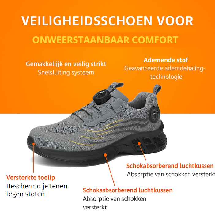 ProSafe™ Veiligheidsschoenen - Meer veiligheid, gegarandeerd comfort.