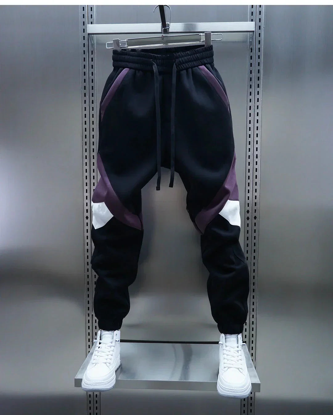 Van Der Waal Mode™ | Casual broek met panelen