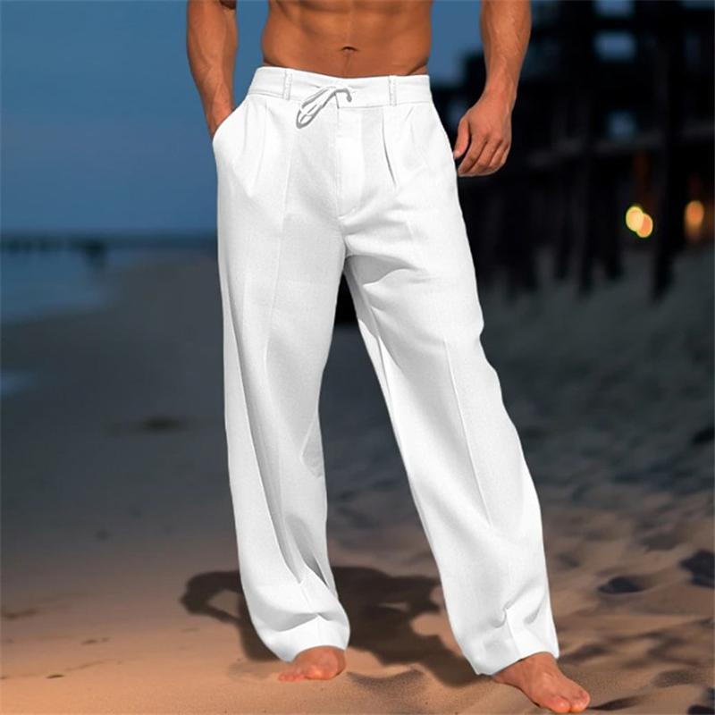 Andreas™ | Effen linnen broek