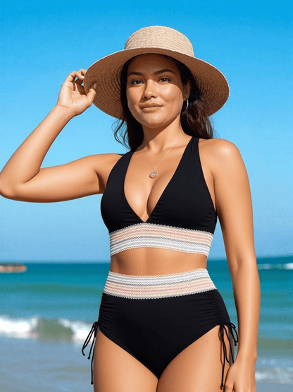 Linda™ | Elegante, hoog getailleerde, sculpterende bikini