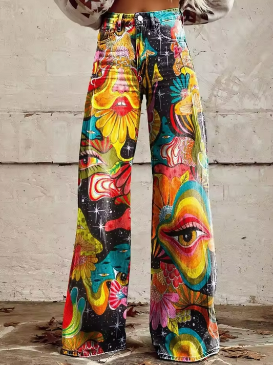 VAN DER WAAL MODE™ | Pantalon Boho Vintage