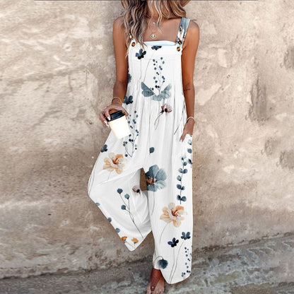 Fiona™ | bloemenprint overall