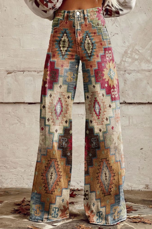 VAN DER WAAL MODE™ | Pantalon Vintage Boho