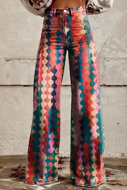 VAN DER WAAL MODE™ | Pantalon Boho Vintage