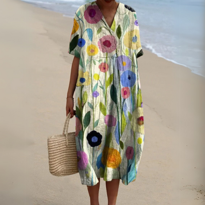 Nicole™ | Bloemen zomerjurk