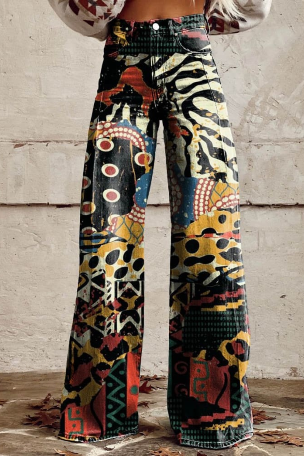 VAN DER WAAL MODE™ | Pantalon Boho Vintage