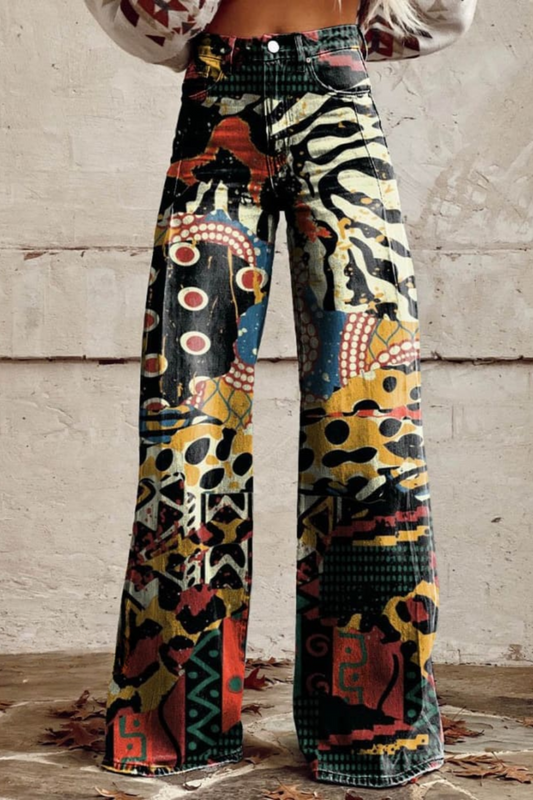 VAN DER WAAL MODE™ | Pantalon Boho Vintage