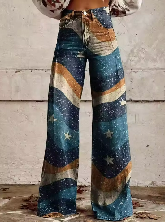 VAN DER WAAL MODE™ | Pantalon Boho Vintage