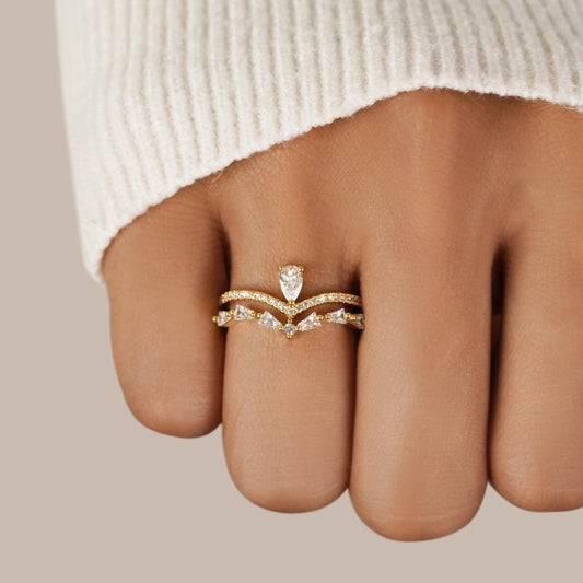 Aura – Elegante kristallen ring