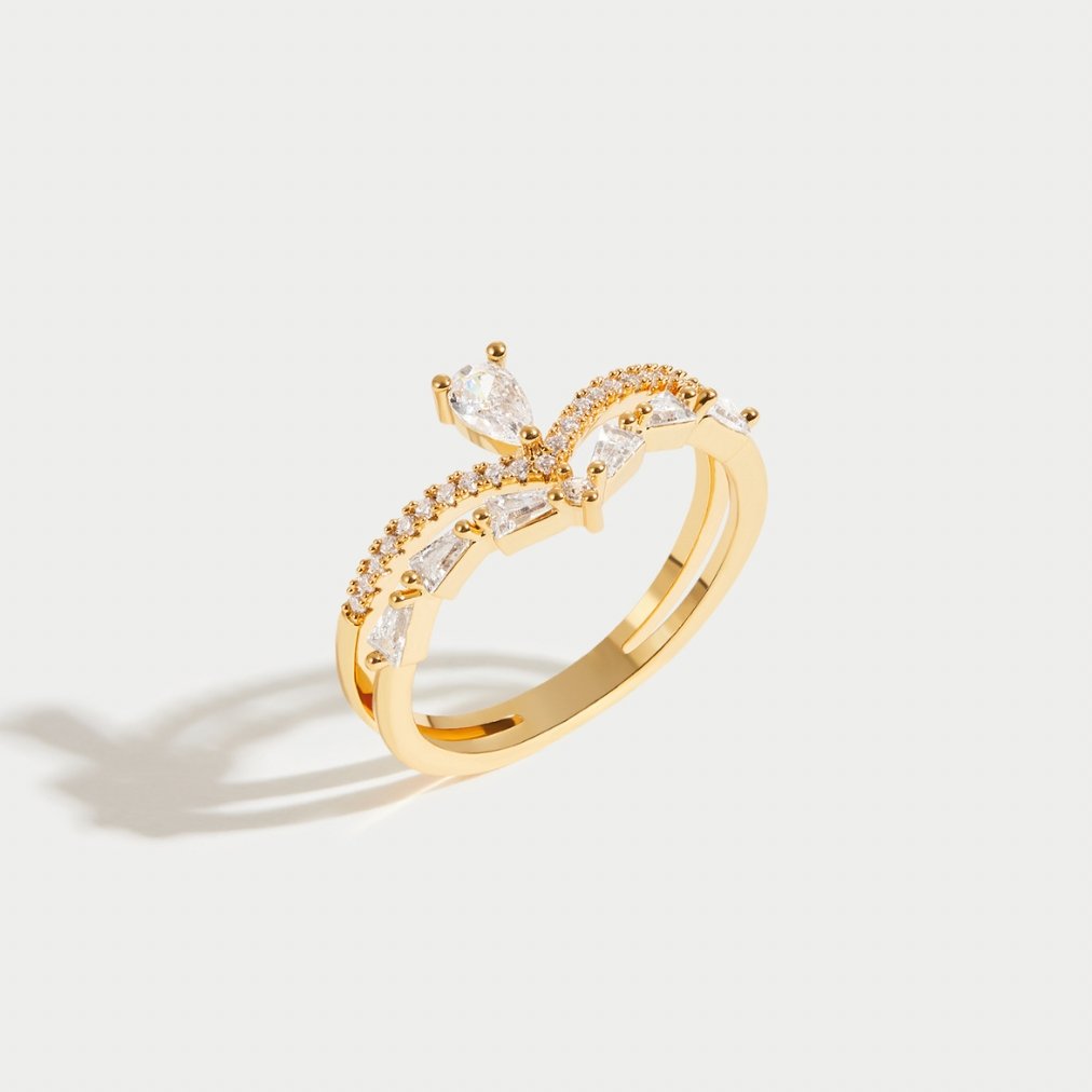Aura – Elegante kristallen ring