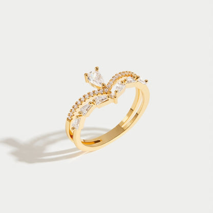 Aura – Elegante kristallen ring