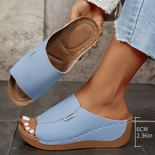 Orthocomfort™ | sandaal met 6cm comfortzool