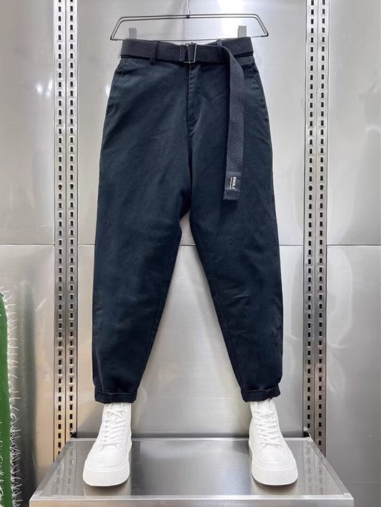 Van Der Waal Mode™ | Casual broek met riem