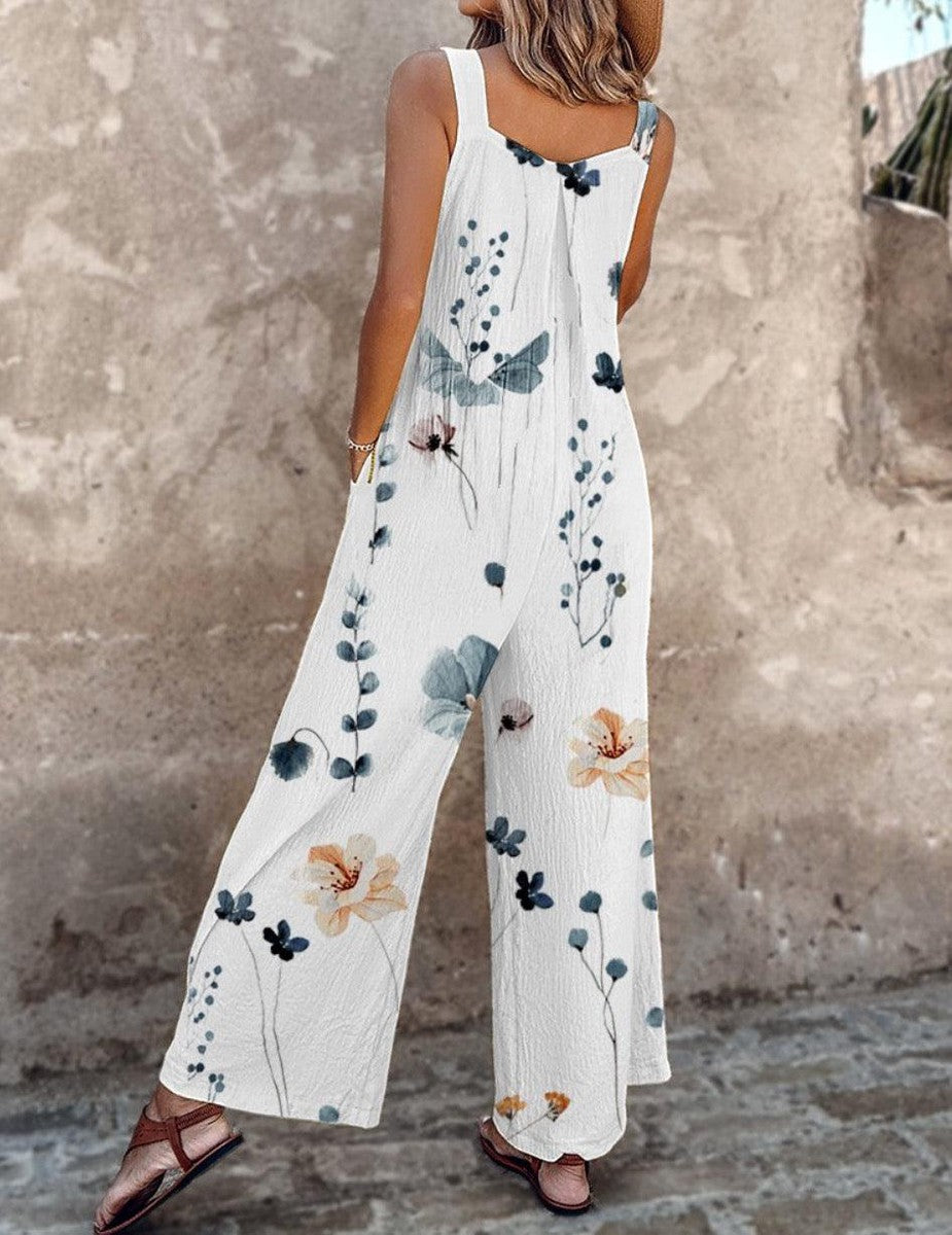 Fiona™ | bloemenprint overall