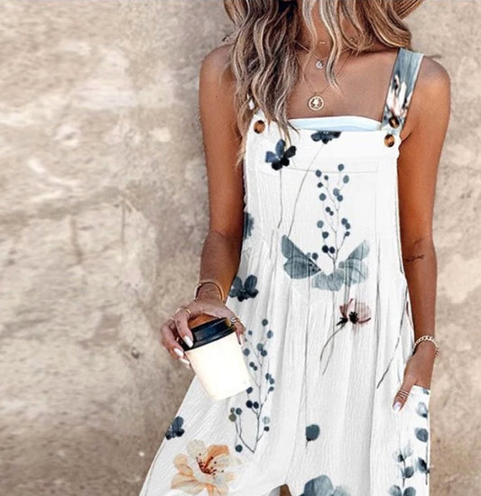 Fiona™ | bloemenprint overall