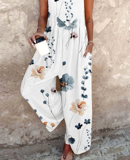Fiona™ | bloemenprint overall