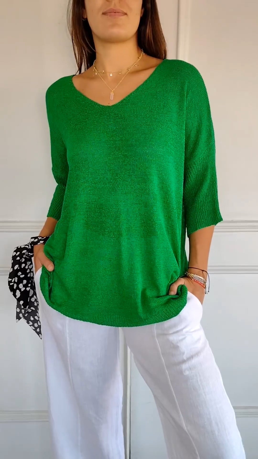 Van Der Waal Mode™ | Casual V-hals top