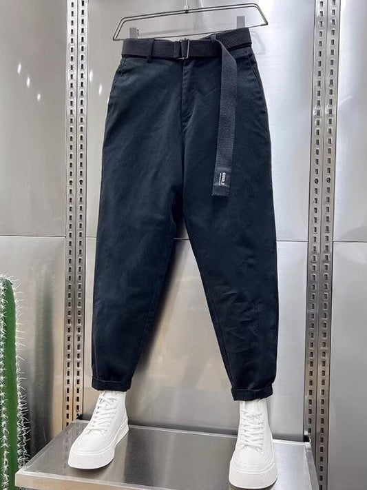 Van Der Waal Mode™ | Casual broek met riem