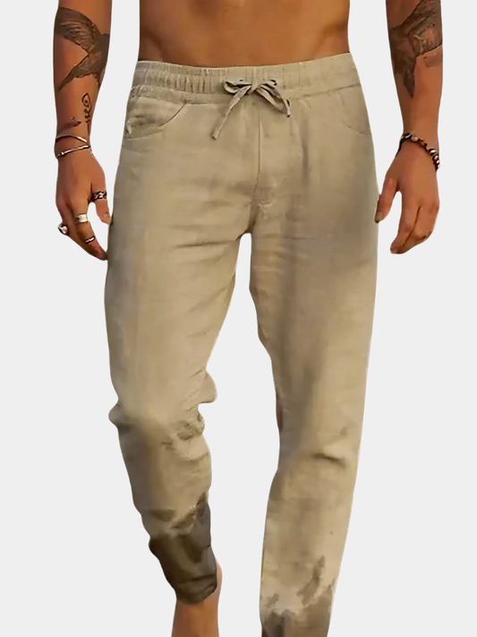 Van Der Waal™ | Linnen strandbroek