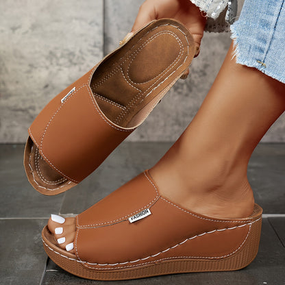 Orthocomfort™ | sandaal met 6cm comfortzool