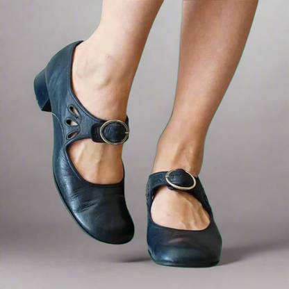 Denisa™ | Orthopedische leren sandalen met comfortabele wigzool