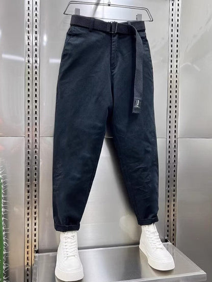 Van Der Waal Mode™ | Casual broek met riem