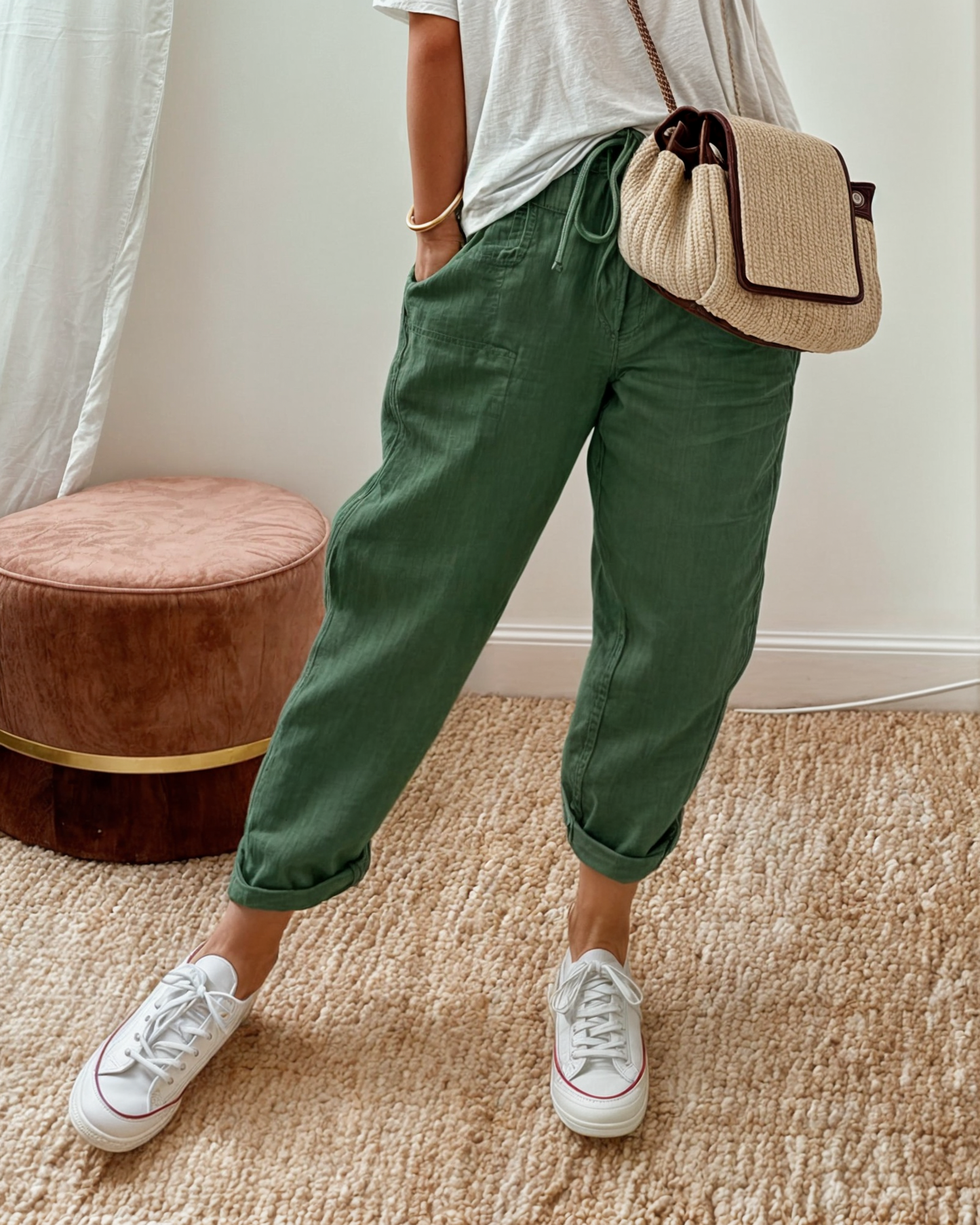Rosa™ | Elegante linnenmix broek