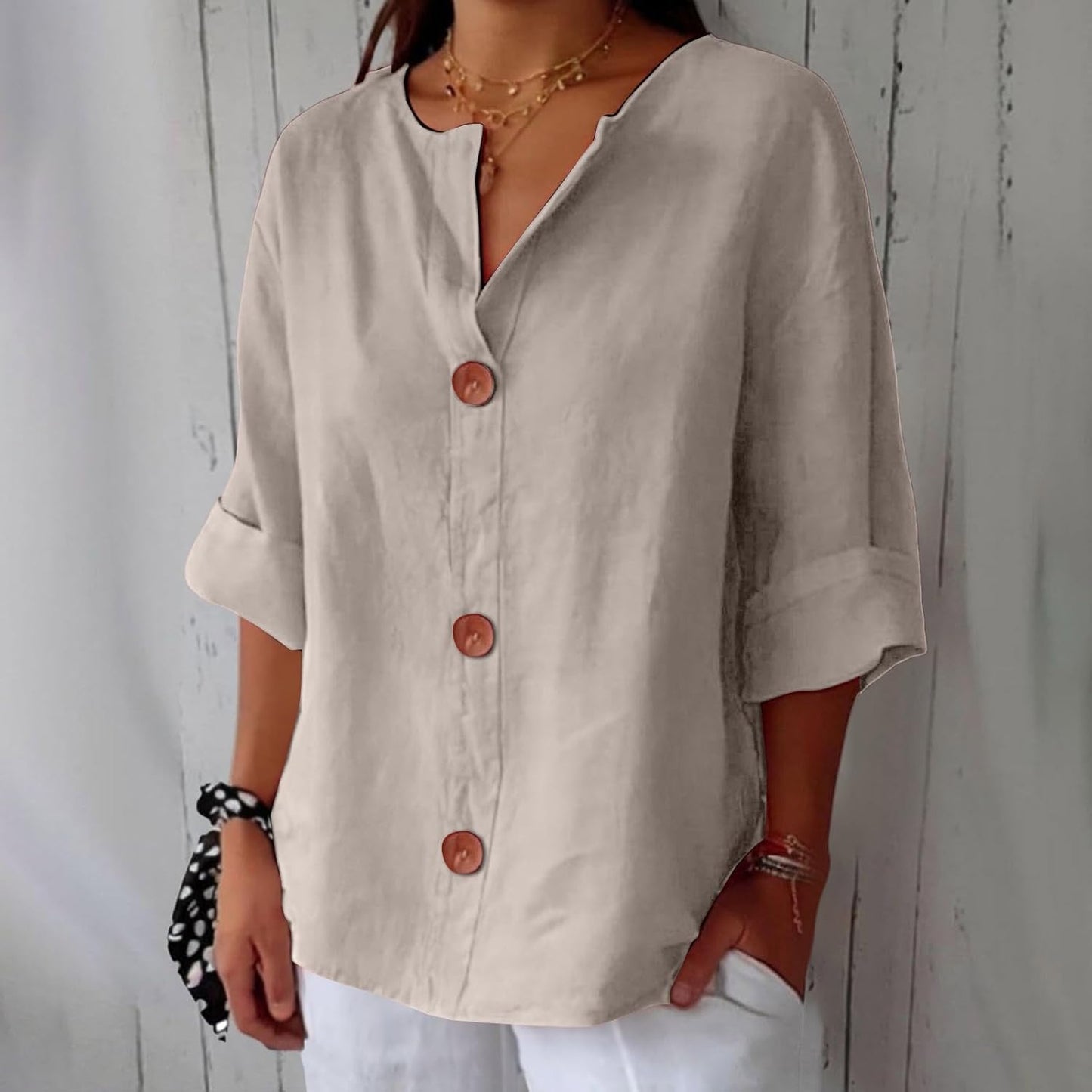 Clara™ | Casual linnen blouse
