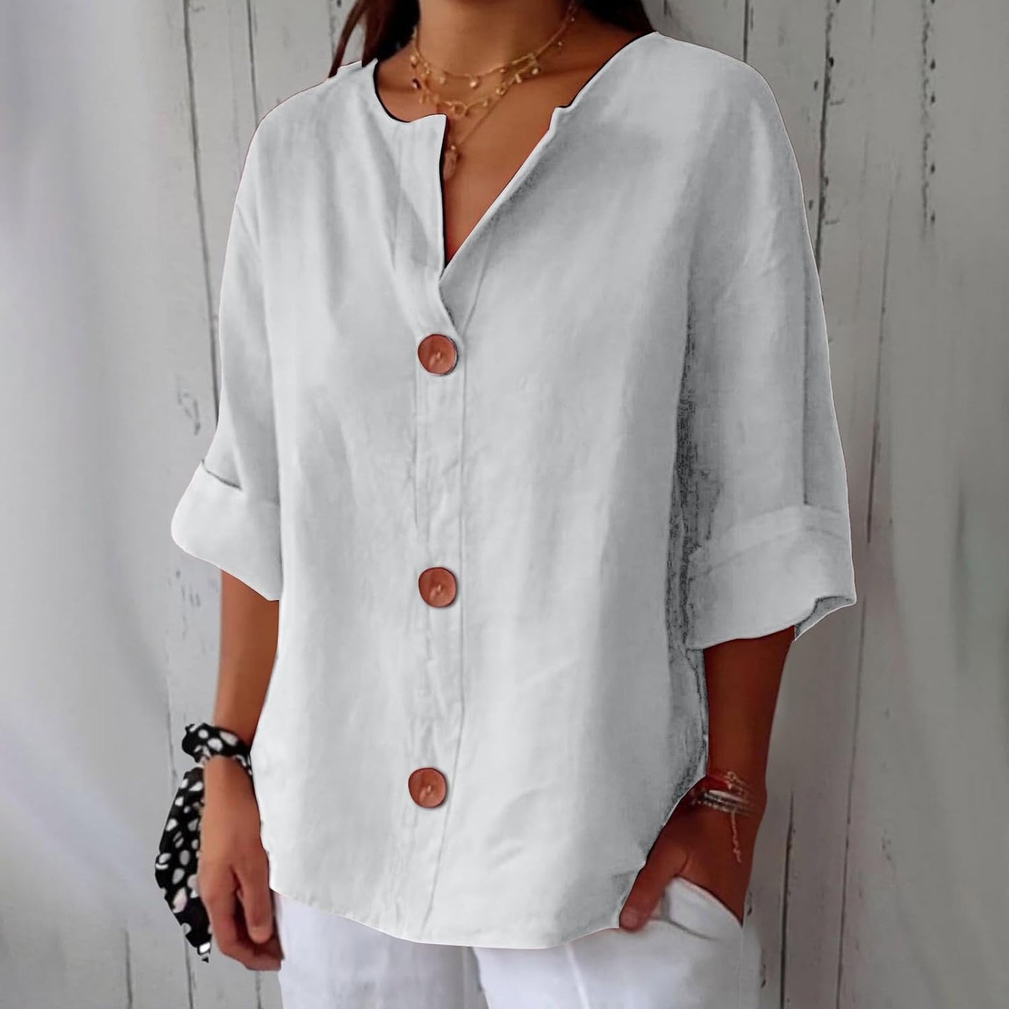 Clara™ | Casual linnen blouse