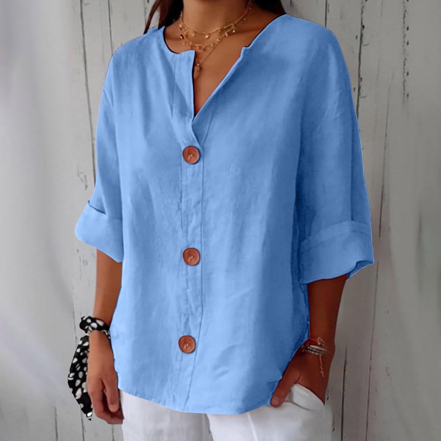 Clara™ | Casual linnen blouse