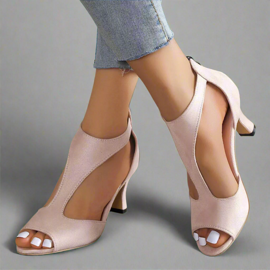 Annelie™ | Premium stiletto sandalen met rits