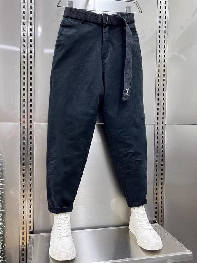Van Der Waal Mode™ | Casual broek met riem