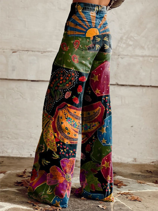 VAN DER WAAL MODE™ | Pantalon Boho Vintage