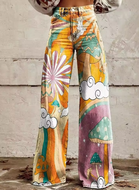 VAN DER WAAL MODE™ | Pantalon Boho Vintage