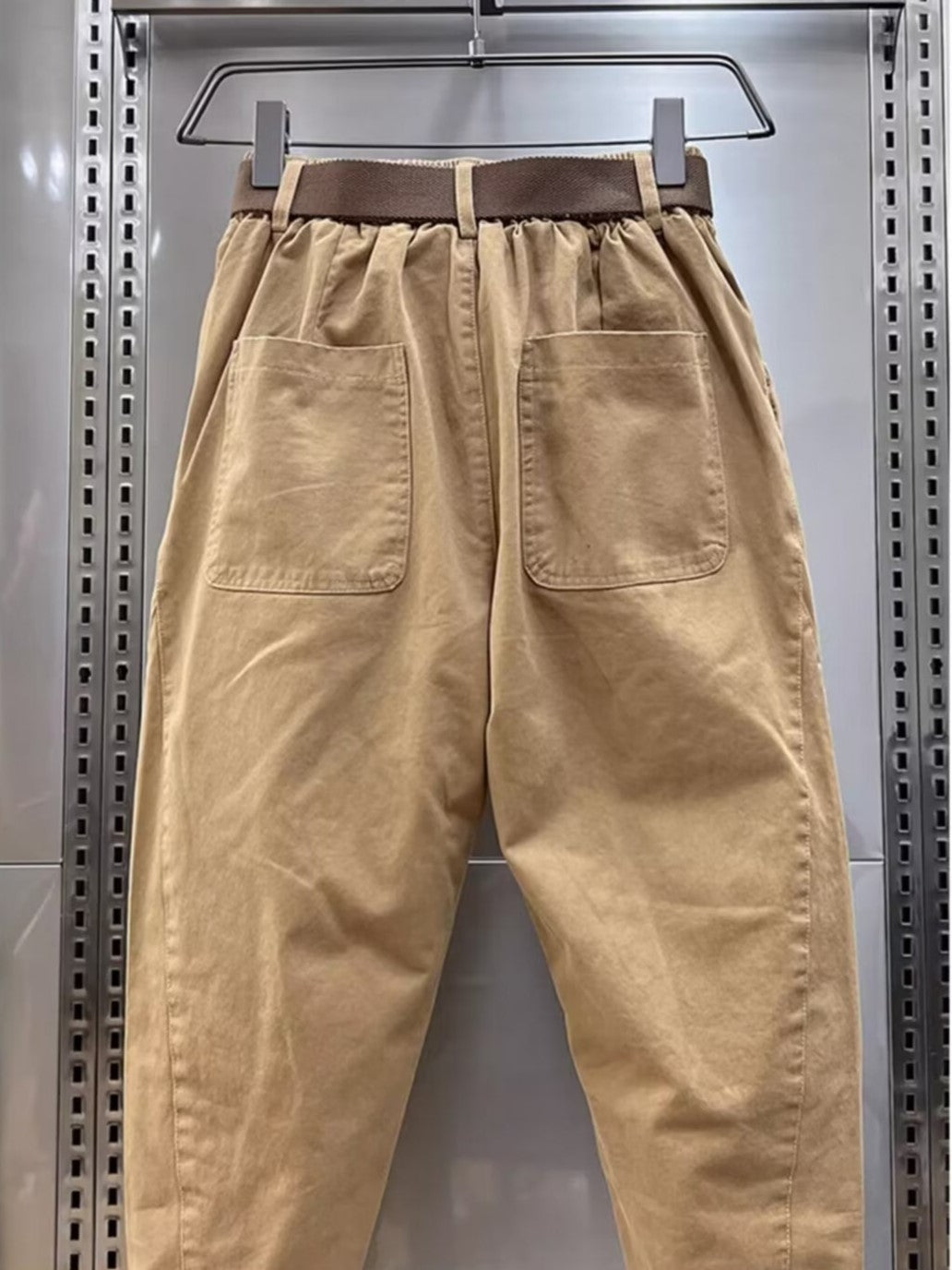 Van Der Waal Mode™ | Casual broek met riem