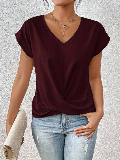 Eloise™ | Casual T-shirt met harthals [1 + 1 GRATIS]