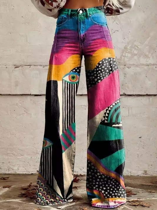 VAN DER WAAL MODE™ | Pantalon Boho Vintage