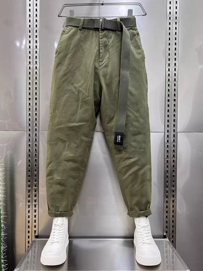 Van Der Waal Mode™ | Casual broek met riem