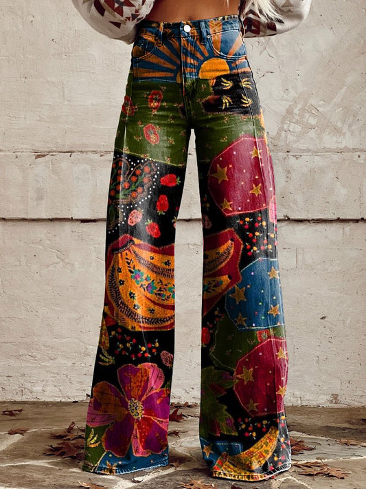 VAN DER WAAL MODE™ | Pantalon Boho Vintage