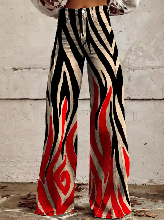 VAN DER WAAL MODE™ | Pantalon Boho Vintage