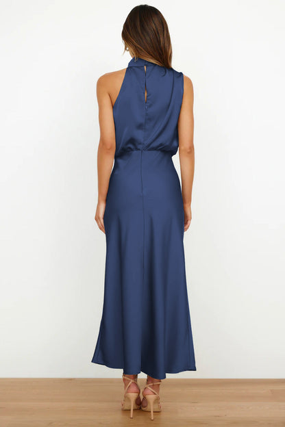 Theresa™ | Lange jurk met halterhals